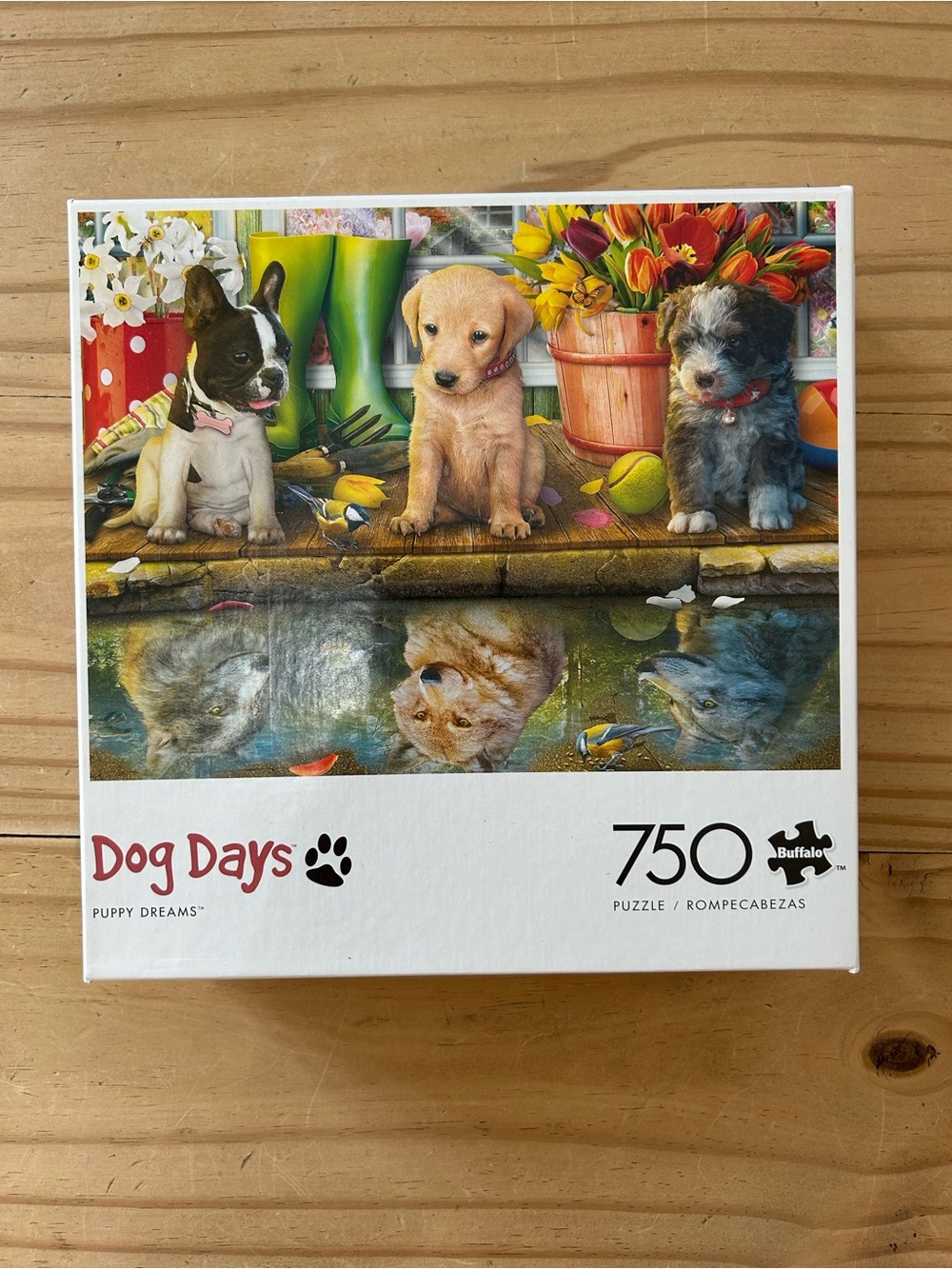 Buffalo 750-Piece 'Dog Days' Puzzle – Multicolor Puppy Artwork